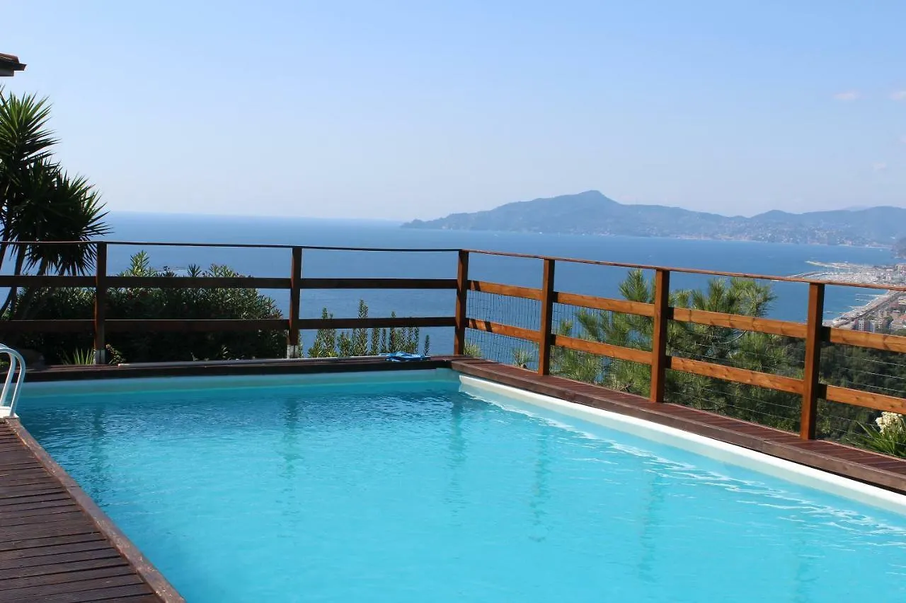 Casa vacanze villa panoramica Lavagna Italia